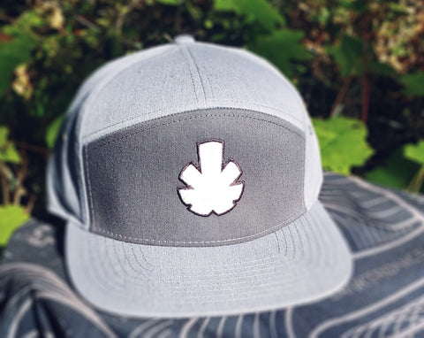 Two Tone Grey 7 Panel Hat