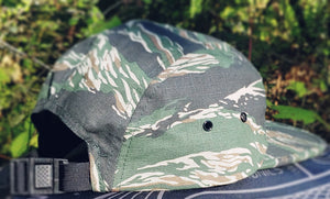 Tiger Camo 5 Panel Hat