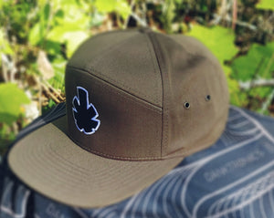 Olive Green 7 Panel Hat