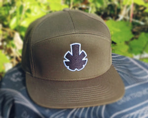 Olive Green 7 Panel Hat